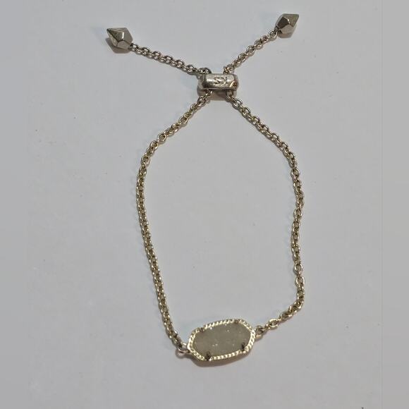 KENDRA SCOTT Elaina Drusy Slide Adjustable Gold Bracelet - Picture 5 of 6